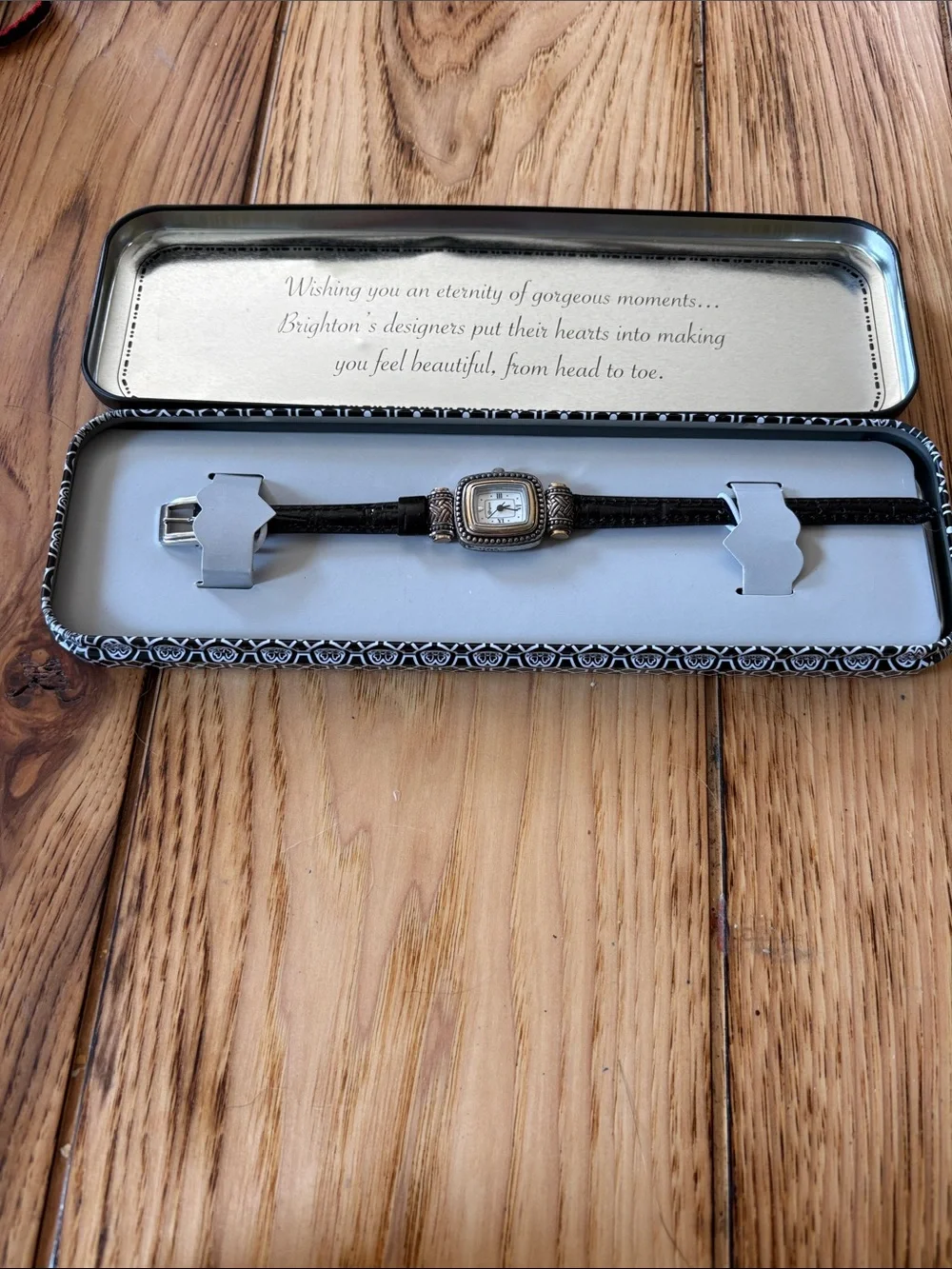 Brighton vintage  Alberta Women's Brown Leather Strap Watch